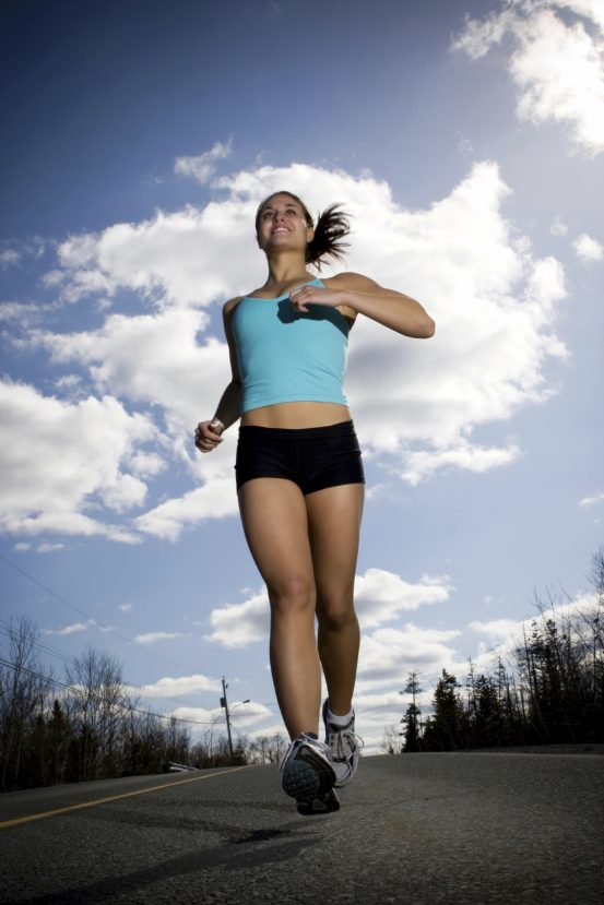 Woman running